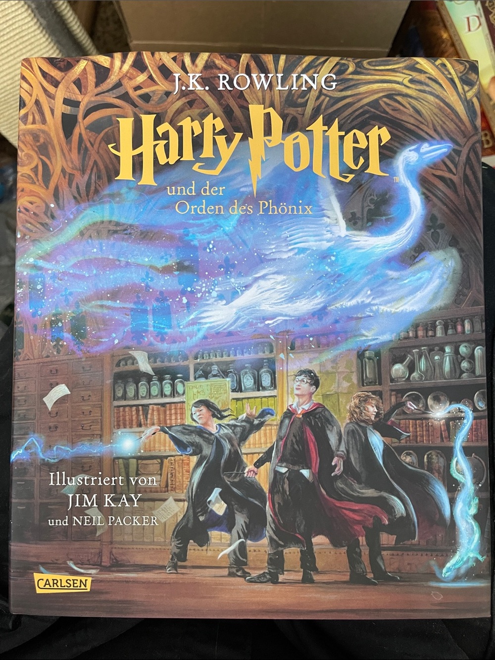 Harry Potter and the Order of the Phoenix- Illustrated Edition (German)